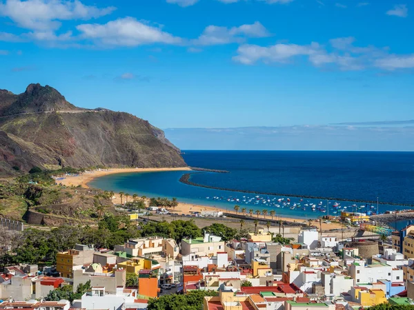 Uitzicht Las Teresitas San Andres Dorp Tenerife Canarische Eilanden Spanje — Stockfoto