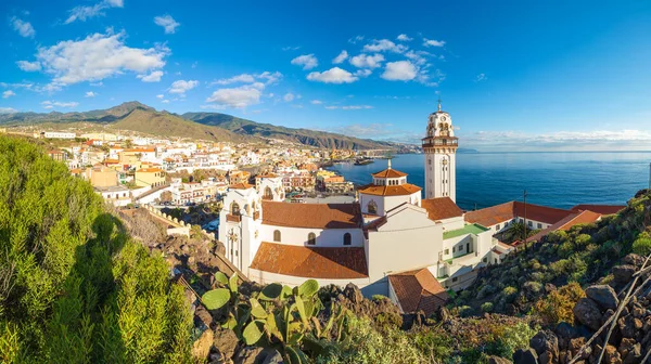 Paisagem Com Candelaria Cidade Tenerife Ilhas Canárias Espanha — Fotografia de Stock