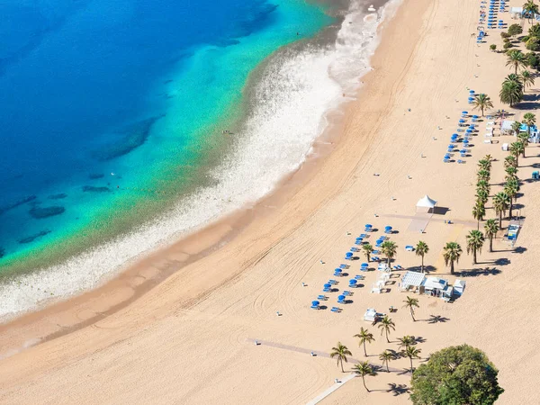 Stranden Las Teresitas Tenerife Kanarieöarna Spanien — Stockfoto