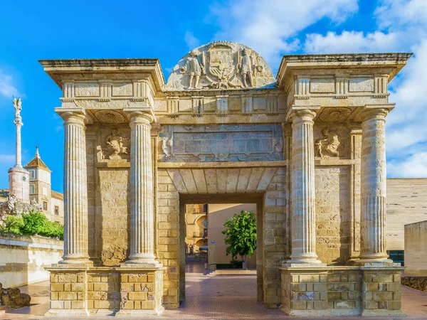 Puerta Del Puente Gate Cordoba Andalusia Spain — Stock Photo, Image