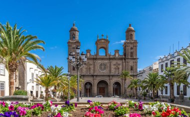 Katedral Santa Ana Vegueta ile Las Palmas, Gran Canaria, Kanarya Adaları, İspanya