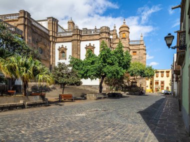 Katedral Santa Ana Vegueta ile Las Palmas, Gran Canaria, Kanarya Adaları, İspanya