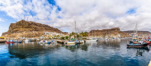 Paisagem Com Puerto Mogan Ilha Gran Canaria Espanha — Fotografia de Stock