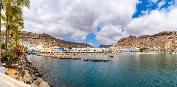 Paisagem Com Puerto Mogan Ilha Gran Canaria Espanha — Fotografia de Stock