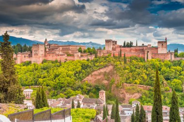 Arap Sarayı - Alhambra Kalesi, Endülüs, Granada, İspanya