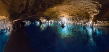 Famous cave Cuevas del Drach, on Majorca Island, Spain clipart
