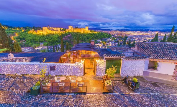 Paleis Alhambra Granada Andalusië Spanje — Stockfoto