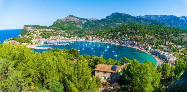 Vista Panorâmica Porte Soller Palma Mallorca Espanha — Fotografia de Stock