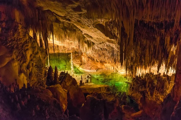 Famosa Cueva Cuevas Del Drach Isla Mallorca España — Foto de Stock