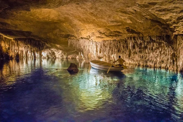 Cuevas Del Drach Mallorca Szigetén Spanyolországban — Stock Fotó