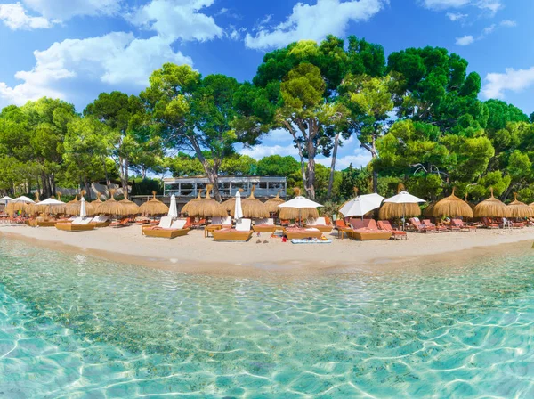 Playa Formentor Cala Posada Gyönyörű Strand Cap Formentor Palma Mallorca — Stock Fotó