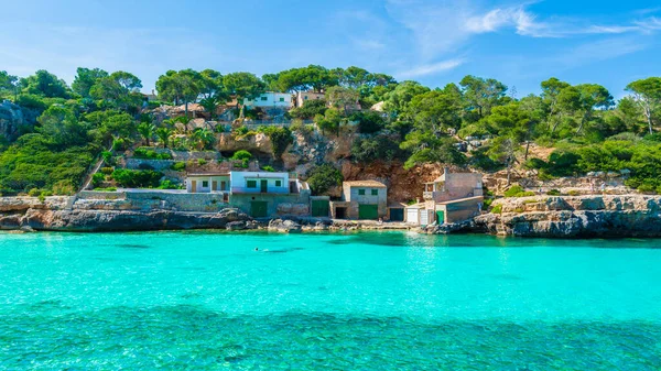 Vista Cala Llombards Isla Mallorca España — Foto de Stock