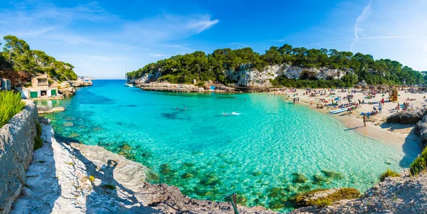 Cala Llombards Palma Mallorca Spanje Mei 2018 Geweldig Strand Van — Stockfoto