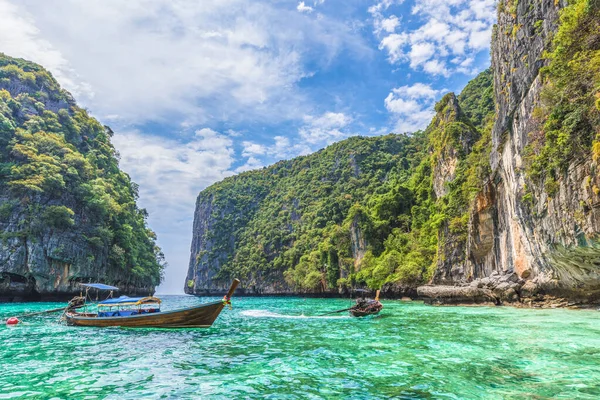 Pileh Lagunbukt Vid Phi Phi Island Thailand — Stockfoto