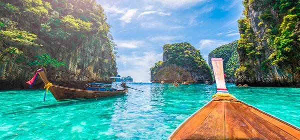 View Loh Samah Bay Phi Phi Island Thailand — Stock Photo, Image