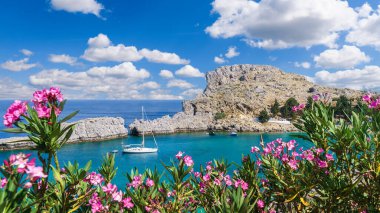Saint Paul Körfezi, Rodos, Yunanistan manzarası