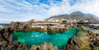 Garachico kasabası Tenerife, Kanarya Adaları, İspanya