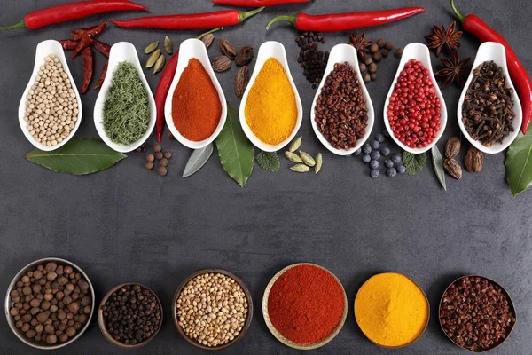 Spices and herbs. — Stock Photo, Image