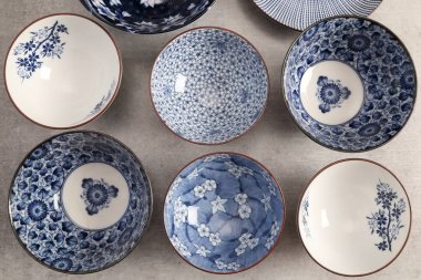 Japon Çanak Çömlek - Bowls - Resim .