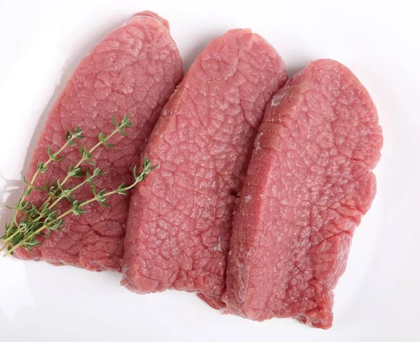 Rinderlende Steaks. — Stockfoto
