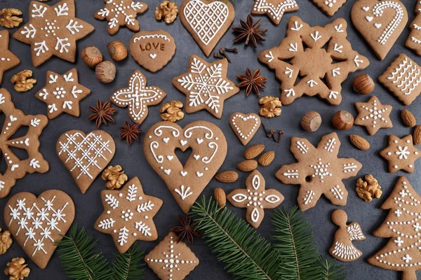 Gingerbread cookies. — Stock Photo, Image