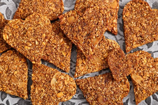 Havermout koekjes met amarant. — Stockfoto