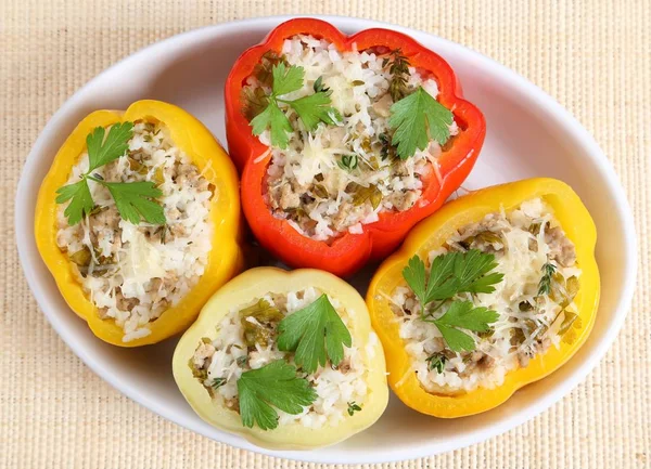 Gevulde paprika. — Stockfoto