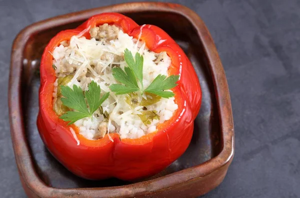 Stuffed pepper. — Stock Photo, Image