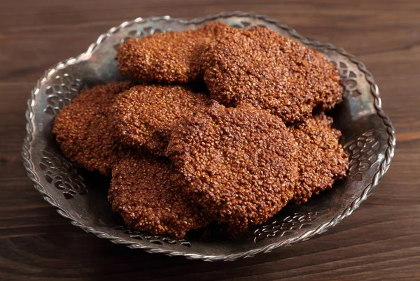 Amaranth cookies. — Stockfoto