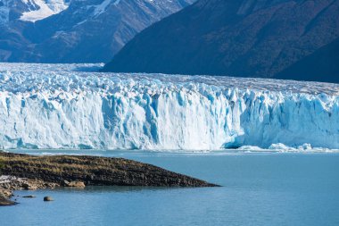 Perito Moreno Buzulu muhteşem manzarası, fro mavi buz Burg buzul