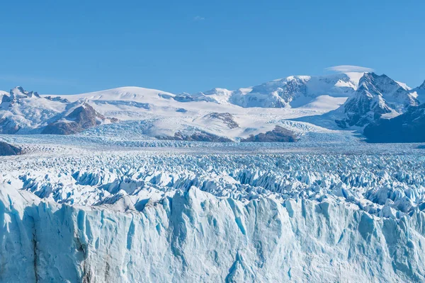 Atemberaubender Blick auf den Perito Moreno Gletscher, blaues Eis — Stockfoto
