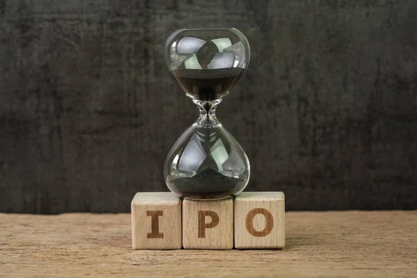 IPO, Initial Public Offering for the company to buy and sell in stoc — стоковое фото