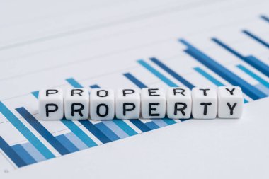 Mülkiyet, gayrimenkul veya Reits fiyat analizi kavramı, küçük cub