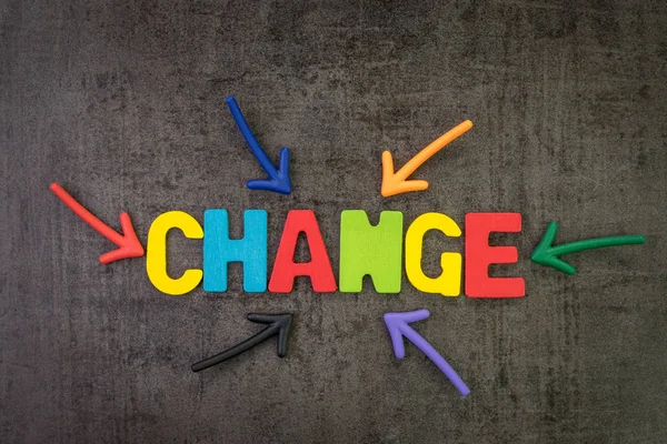 Gestão de mudanças, transformação de negócios ou movimento antes do disrup Imagem De Stock