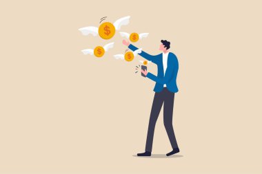Finansal akıllı telefon uygulaması, çevrimiçi para aktarımı veya mobil bankacılık konsepti, genç yetişkin adam para transferi veya çevrimiçi alışveriş yapmak için mobil bankacılık uygulaması kullanıyor.