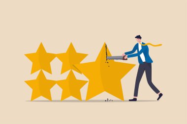 Yatırım notu düşüşü, kredi notu ipoteği veya tahvil veya kurumsal kredi konsepti, iş adamı kredi notu kadrosunun yıldızı küçültmek veya düşürmek için kesmesi.