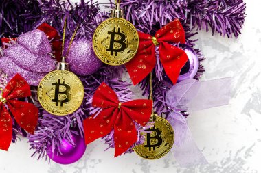 Bitcoin Noel ağacı - başarılı bir hediye kavramı üzerinde