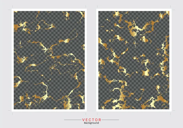 Marmor Mit Goldenem Hintergrund Premium Und Luxus Für Ihre Designkarten — Stockvektor