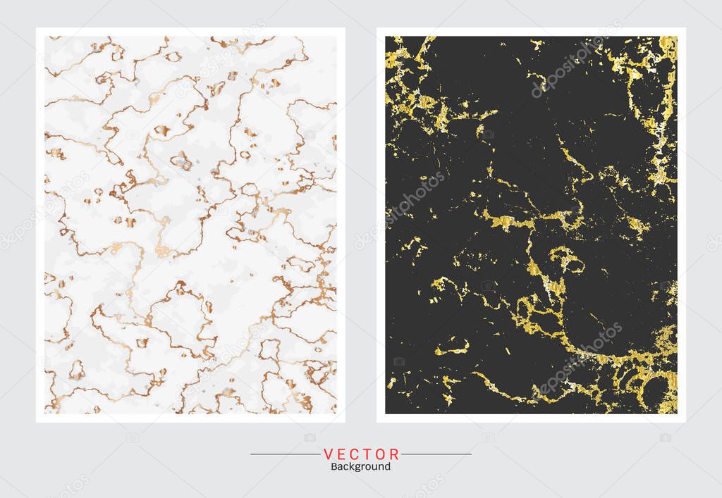 Marble with golden texture background, Premium and luxury for your design cards, wedding or invitation, web banner, cover template, pattern and wallpaper (Vector EPS10, Fully editable color change)