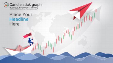 Kavramı, Şamdan desen yükseliş ve düşüş ile ticaret Forex borsa yatırım finansal grafik tarzı.