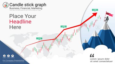 Kavramı, Şamdan desen yükseliş ve düşüş ile ticaret Forex borsa yatırım finansal grafik tarzı.