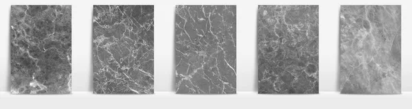 Marble Collection Abstract Pattern Texture Grey Background — Stock Photo, Image