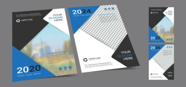 Fotoğraf arka plan için alan ile A4 düzeni afiş kapak kitap tasarım şablonu, Yıllık rapor için uygun Cmyk 2 ton renk, öneri, portföy, broşür, el ilanı, broşür, katalog, dergi, kitapçık.