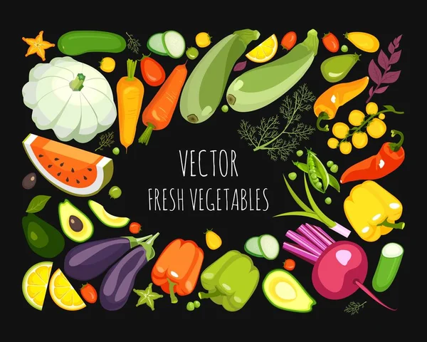 Olgun sebze topluluğu