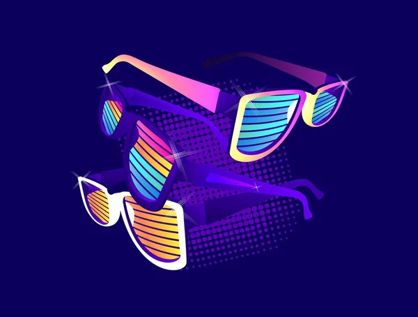 Zestaw retro okulary — Wektor stockowy