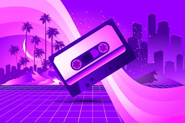 Disco pop estilo retro —  Vetores de Stock