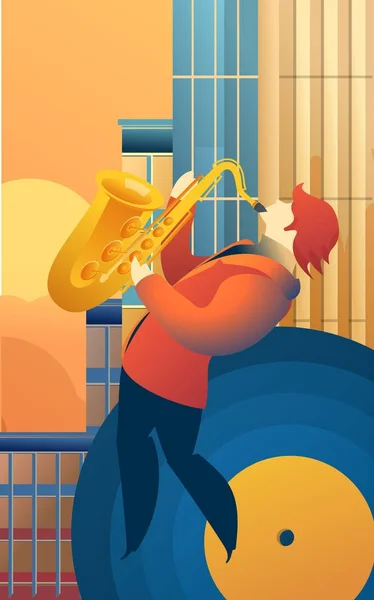 Jazz és a blues — Stock Vector