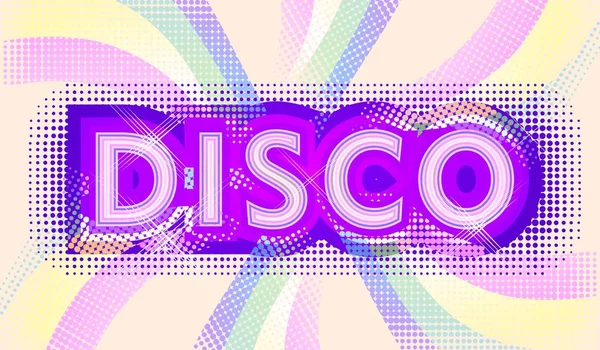 Retro disco achtergrond — Stockvector