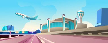 havaalanı bina vektörü