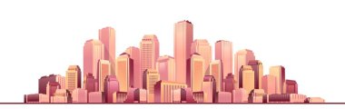 Cityscape fütüristik şehir
